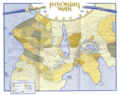 Revised Hyborian War Wall Map
